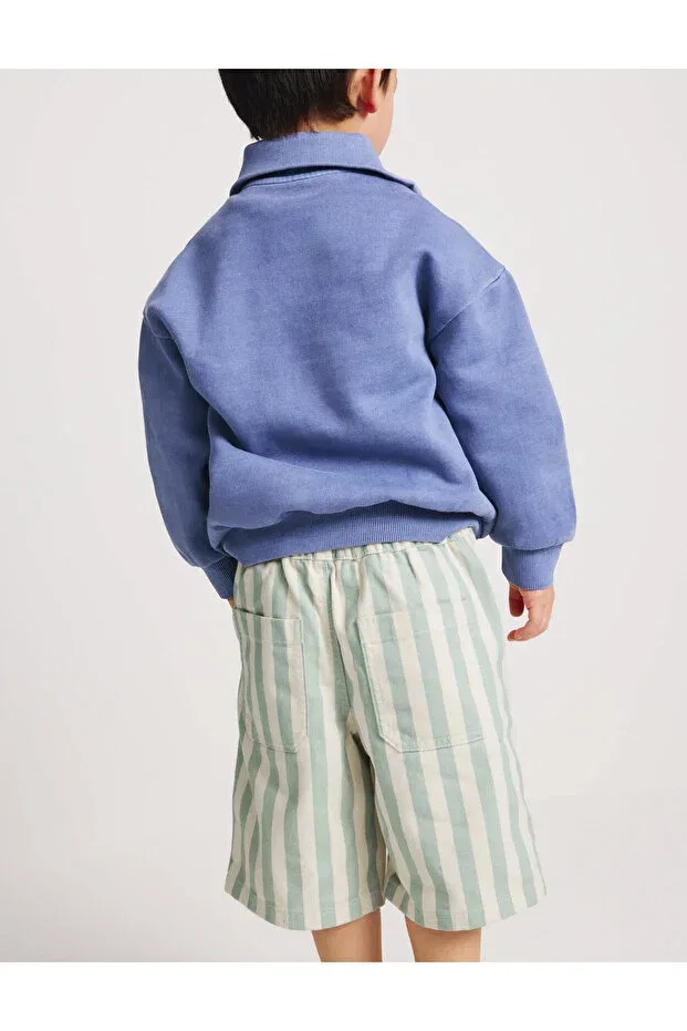Детские шорты для мальчиков джинсовые Marks & Spencer, Blue Mix — фото 4