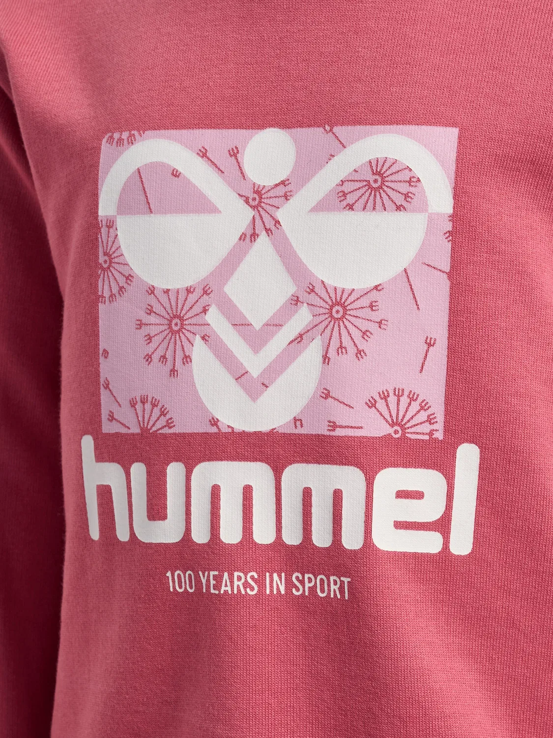 Детский свитшот с длинным рукавом Hmllime Hummel, Rosa Perlrosa Magentapink — фото 3