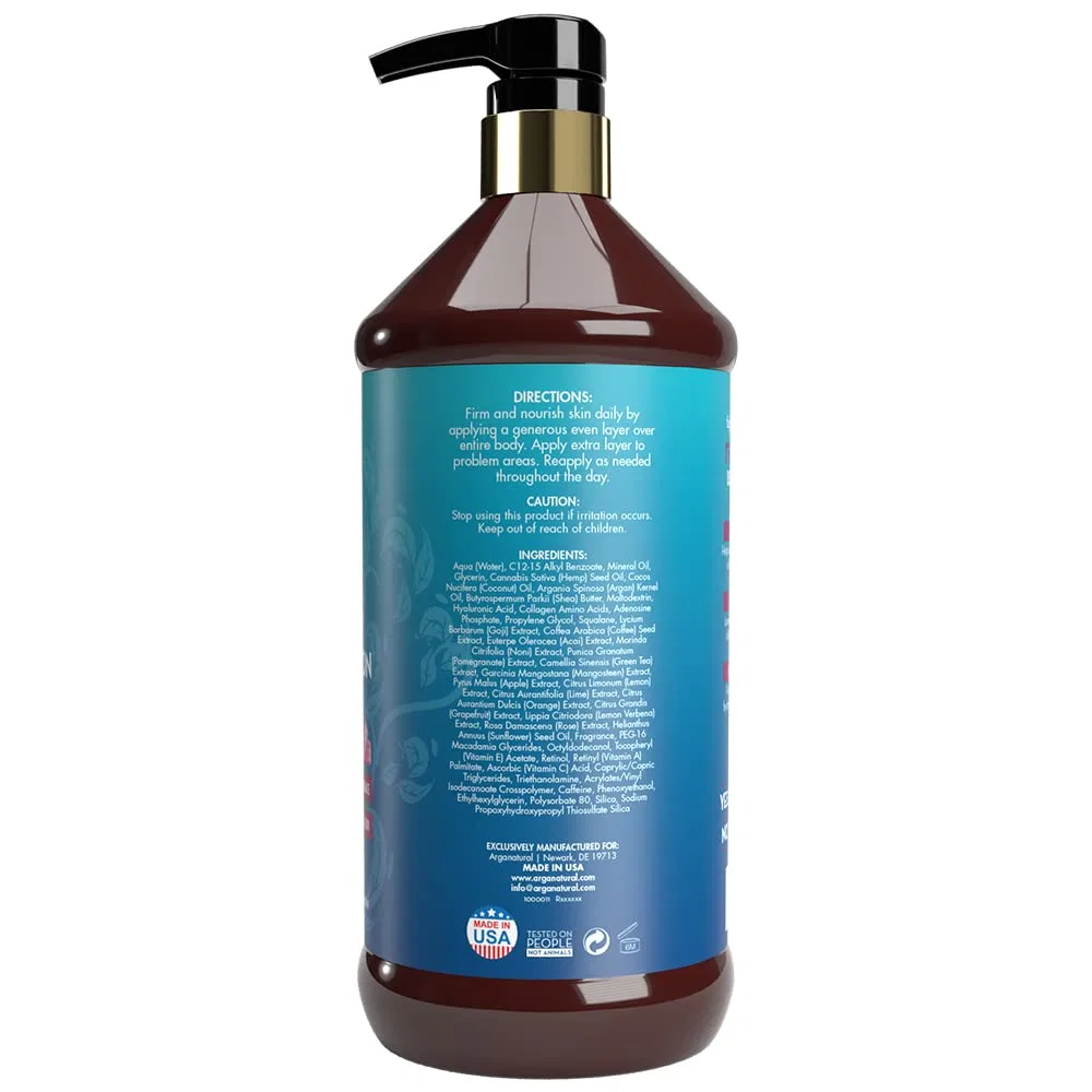 Лосьон для тела укрепляющий, Arganatural, Retinol & Collagen, 480 мл — фото 3