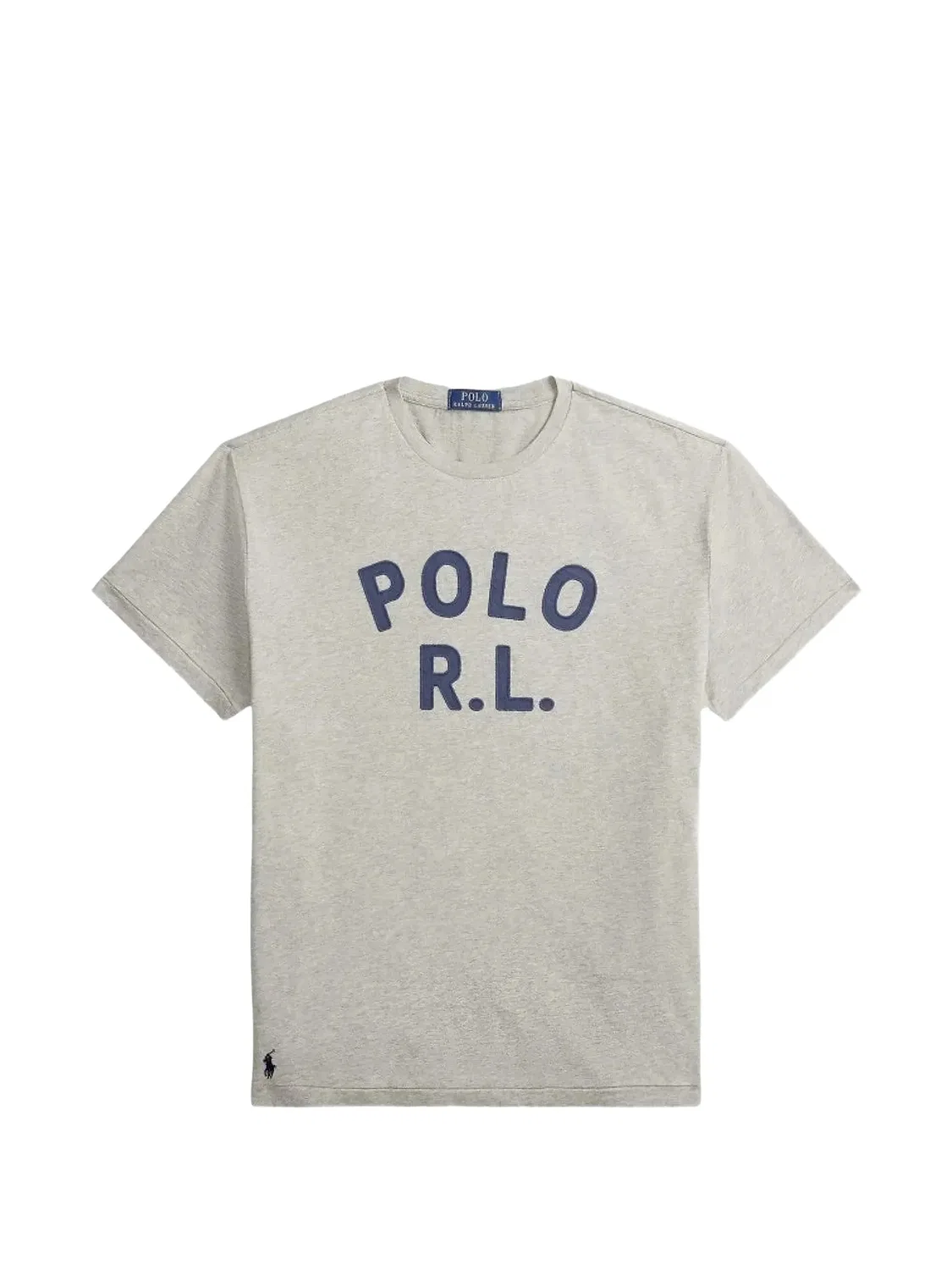 Футболка серая из хлопкового джерси Polo Ralph Lauren, серый