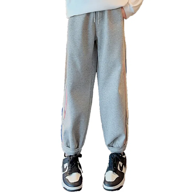 Детские спортивные штаны из футера Lanza, Gray