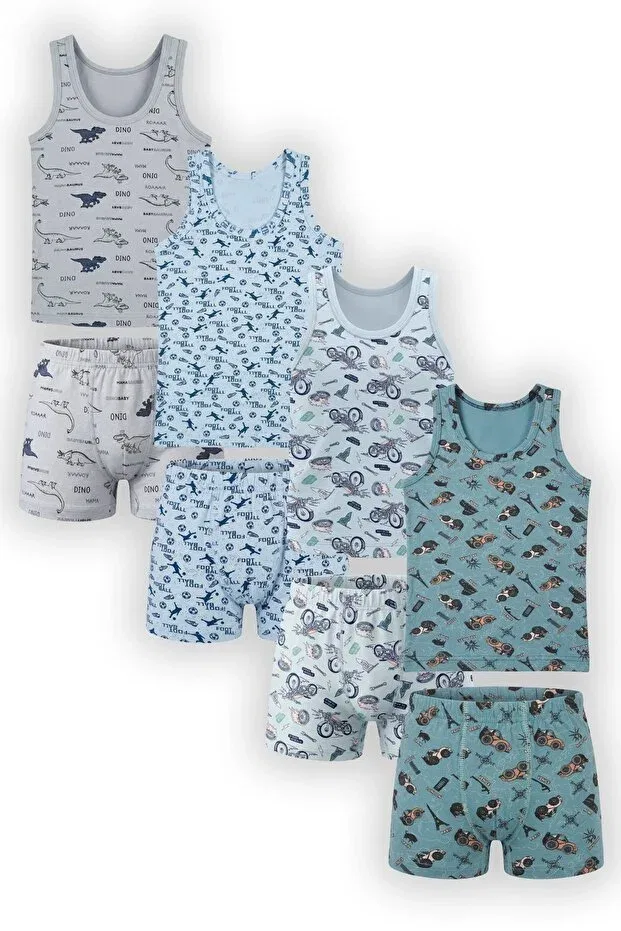 Детские боксеры с принтом Tatlıcottonkids, Emprime