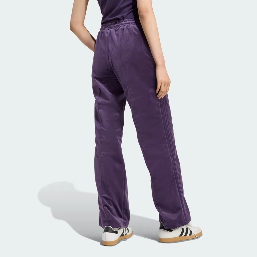 Спортивные штаны adidas Originals Adicolor Velour Track Pants, Фиолетовый — фото 2
