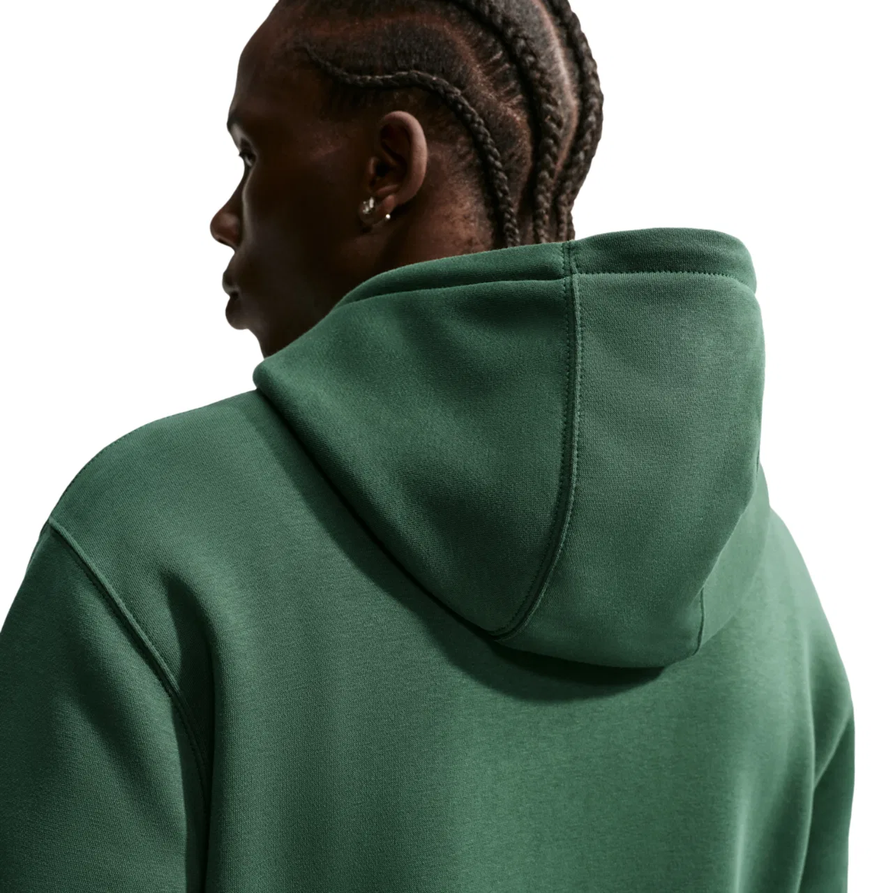 Мужской худи свободного кроя Nike Club Pullover, Nike, Fir Fir White — фото 2