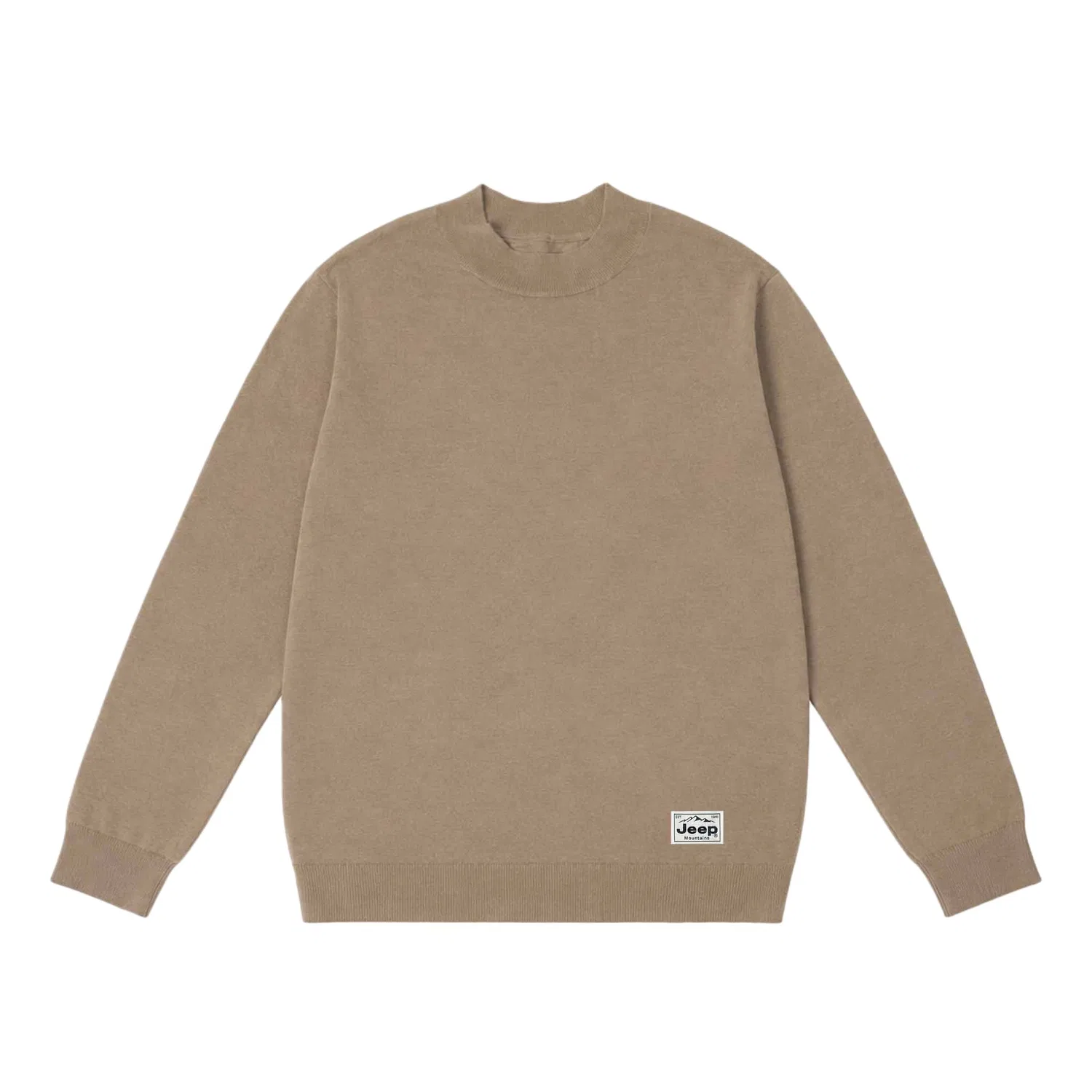 Детский свитер с воротником-стойкой Jeep Leisure Collection, Camel