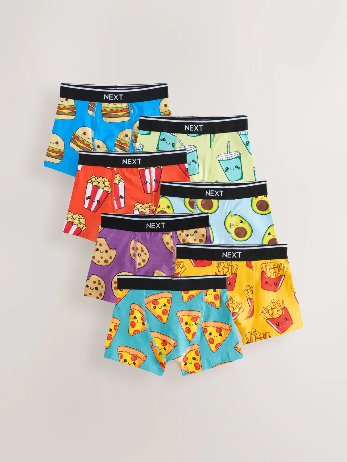 Трусы 7 шт, Food Print Next, Food Print