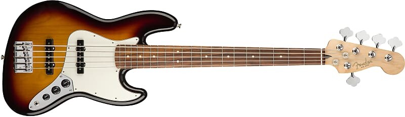 

Fender Player Jazz Bass V Pau Ferro Fingerboard 3-Color Sunburst Player Series