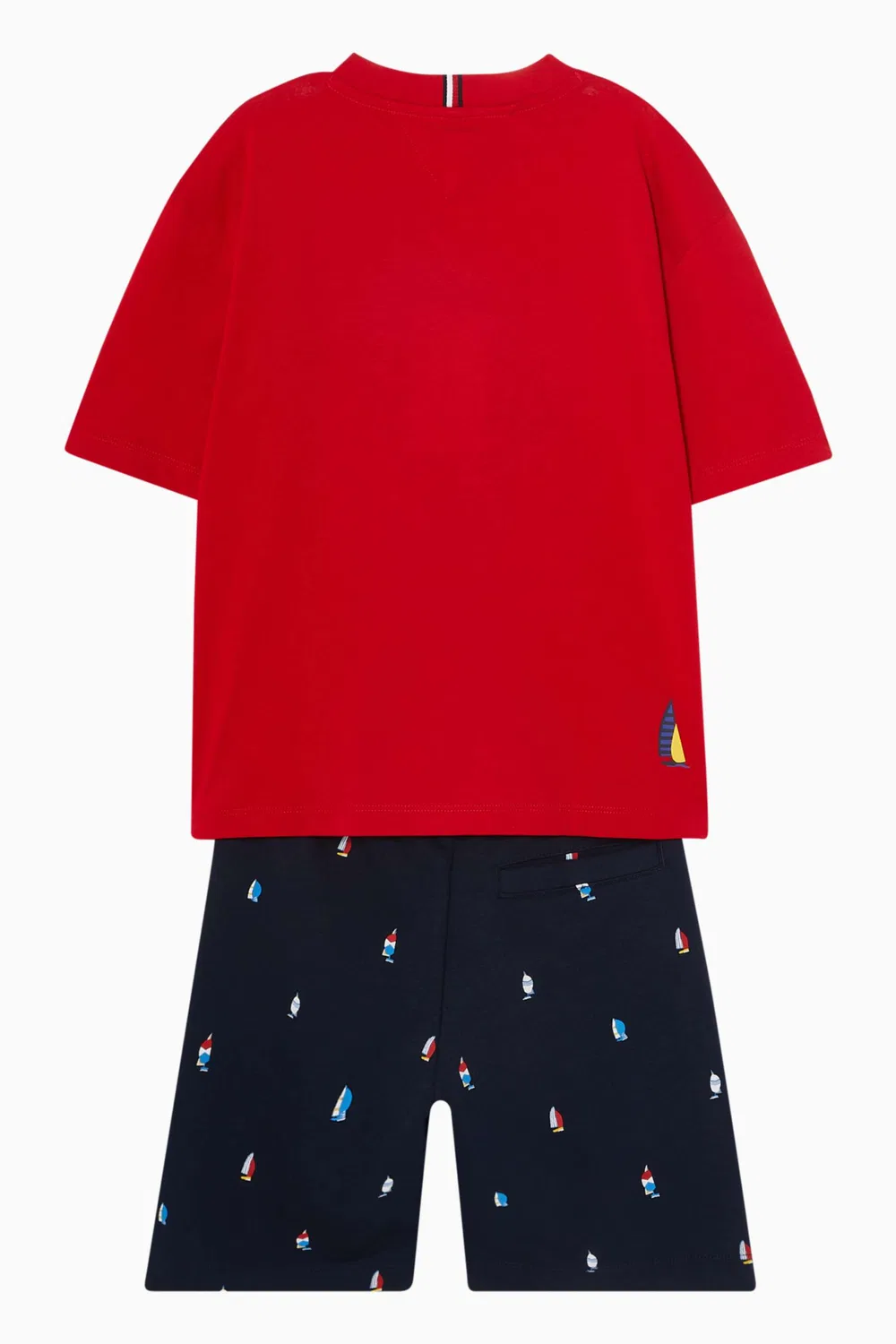 Комплект футболки и шортов Tommy Hilfiger, красный — фото 3