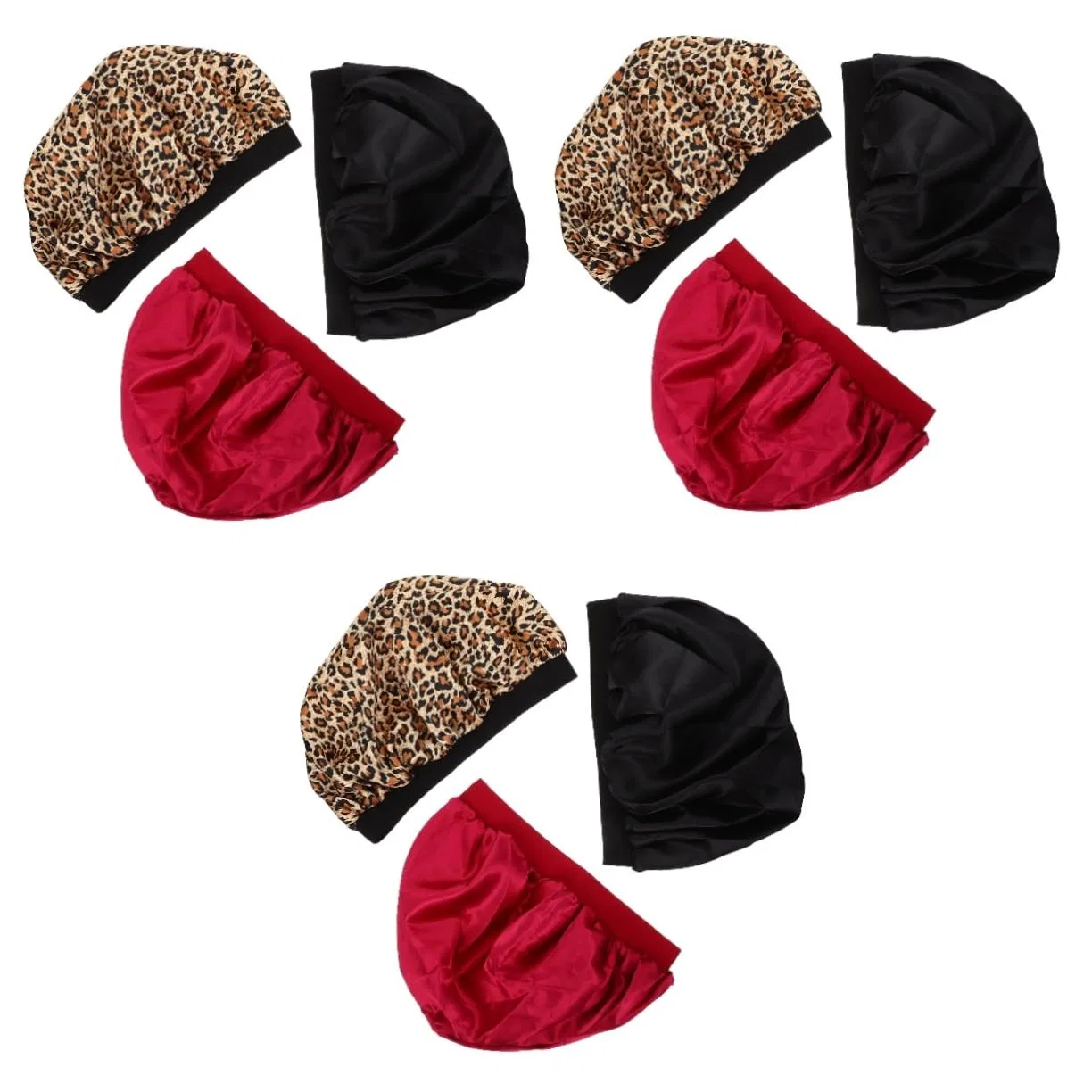 Набор шапочек для душа Satin Night Cap, 9 шт, Healvian