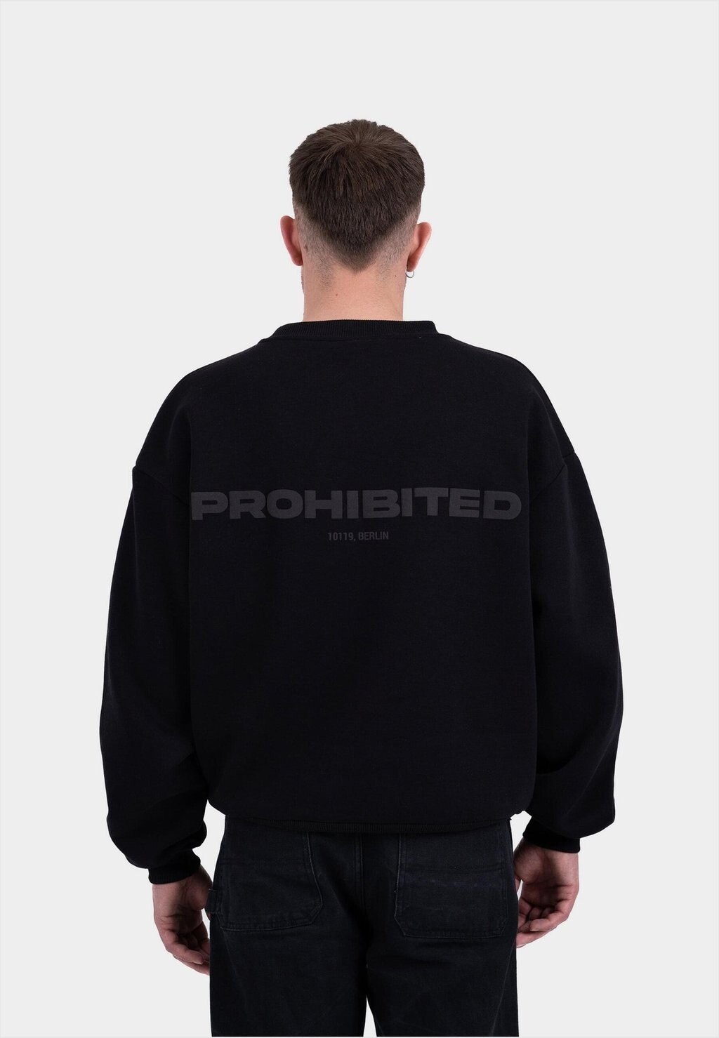 

Толстовка UNISEX PROHIBITED, черный