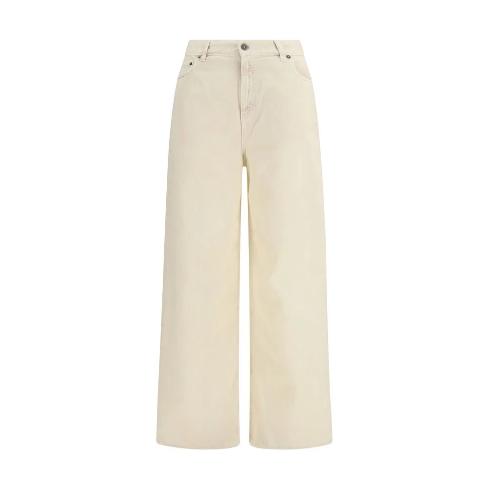 Женские джинсы свободного кроя Multicolor Cotton Relaxed Fit Jeans Golden Goose, Multicolor