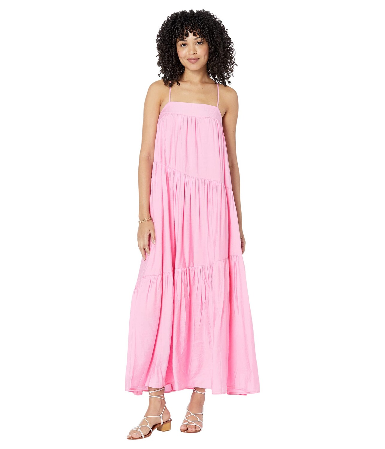 

Платье MOON RIVER, Woven Tiered Maxi Dress