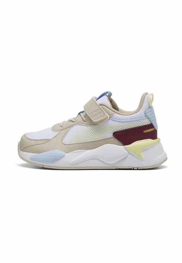 Кроссовки из синтетики и текстиля Trainers Puma White Gold Moon, белый/золотой