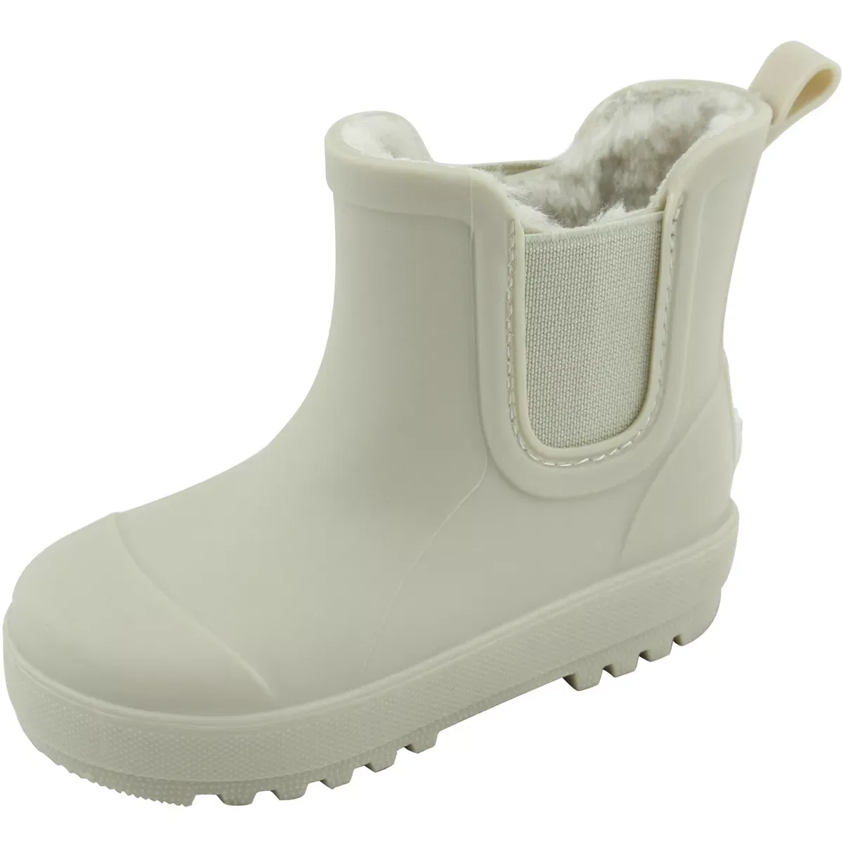Детские сапоги для девочек дождевые с искусственным мехом Chelsea Bearpaw, Taupe