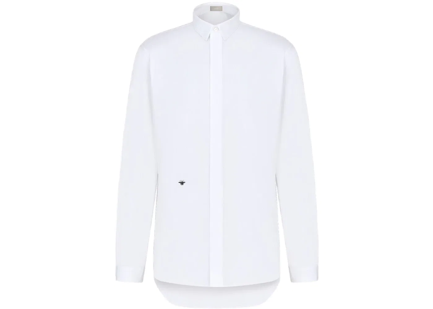 Мужская рубашка с вышивкой Dior Bee Dior, White