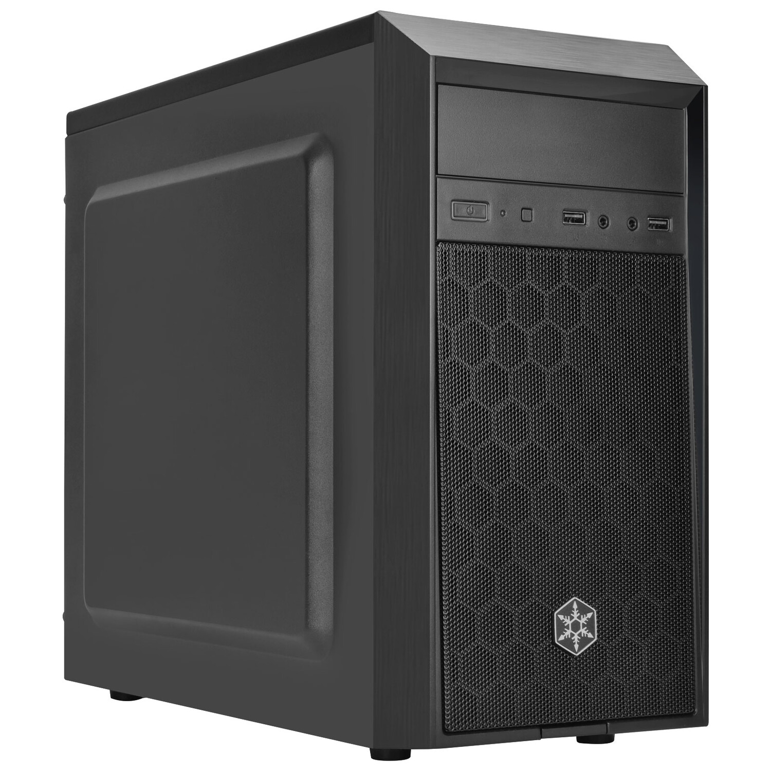

Корпус Silverstone Precision PS16, Mini-Tower, SST-PS16B, черный