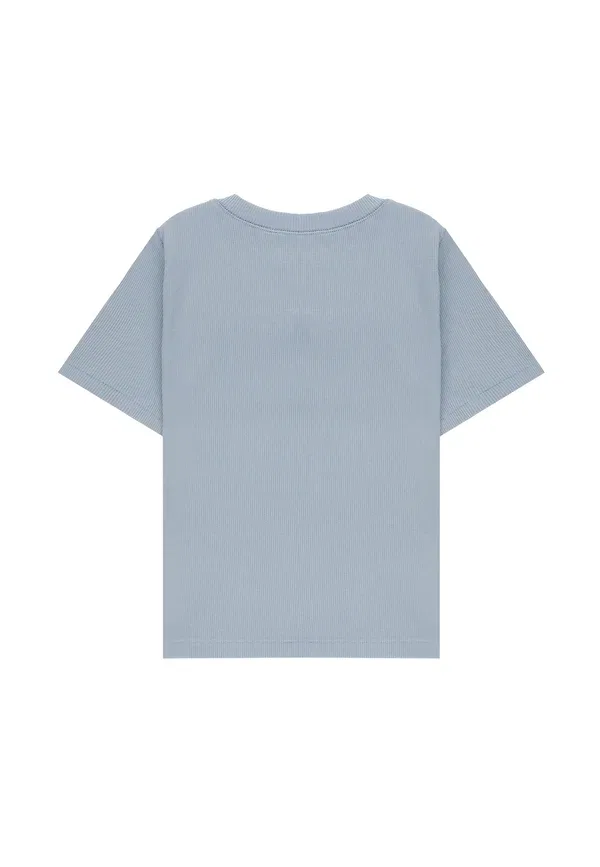 Футболка с хлопком и эластаном T-shirt pony unisex - basic t-shirt Polo Ralph Lauren, Celeste, светло-голубой — фото 2