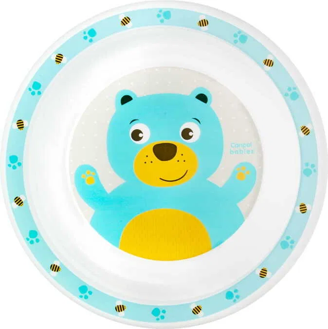Детская тарелка с принтом Teddybär Canpol babies