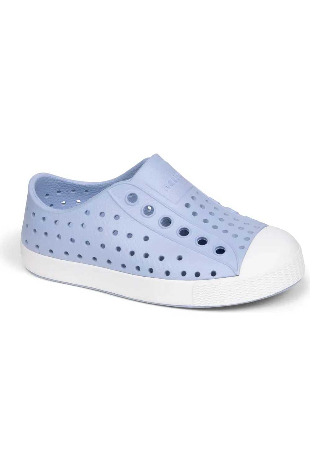 Кеды детские водонепроницаемые Jefferson Slip-On Native Shoes, небесно-голубой/белый