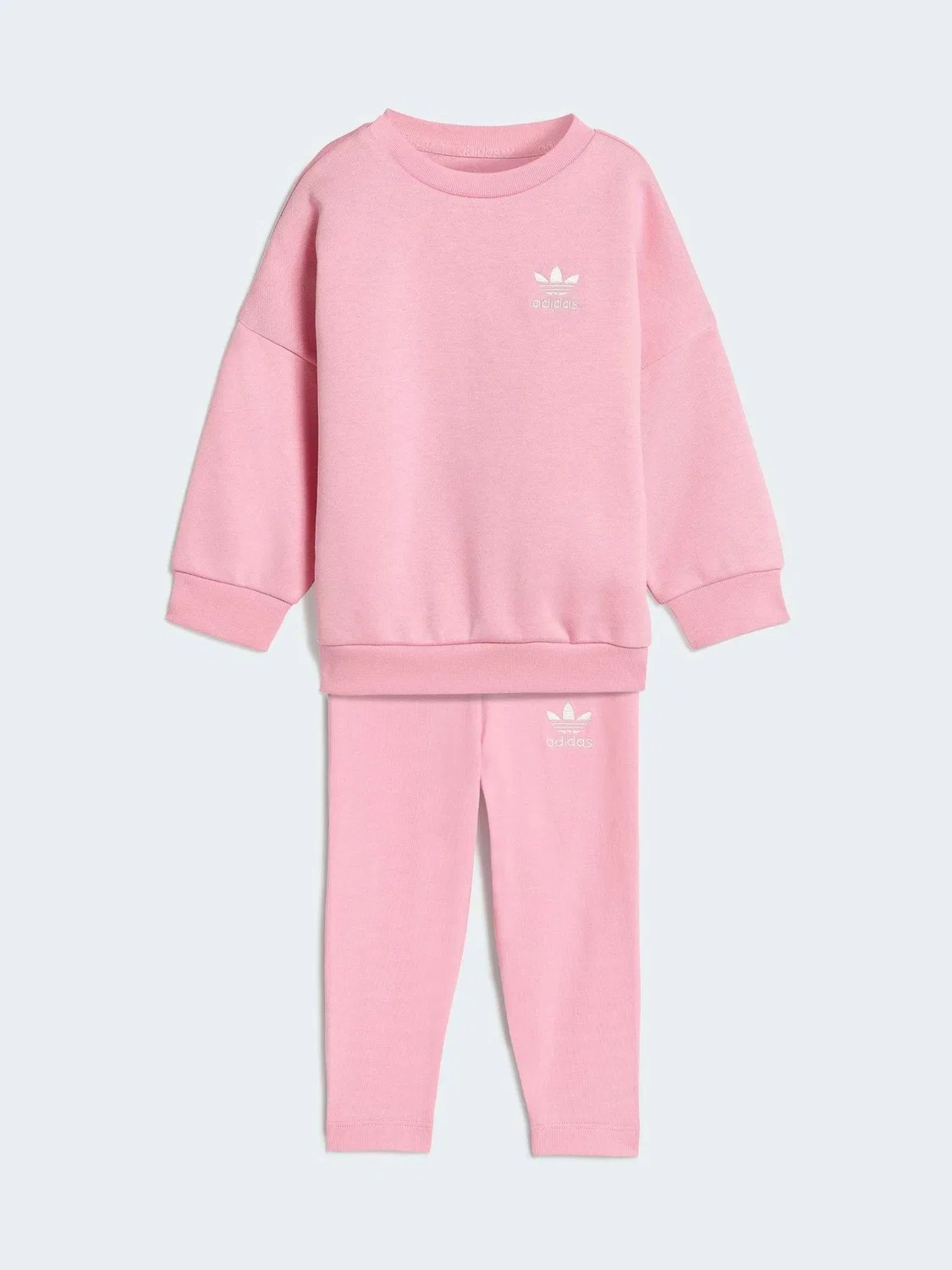 Комплект из оверсайз свитшота и леггинсов adidas Originals, розовый