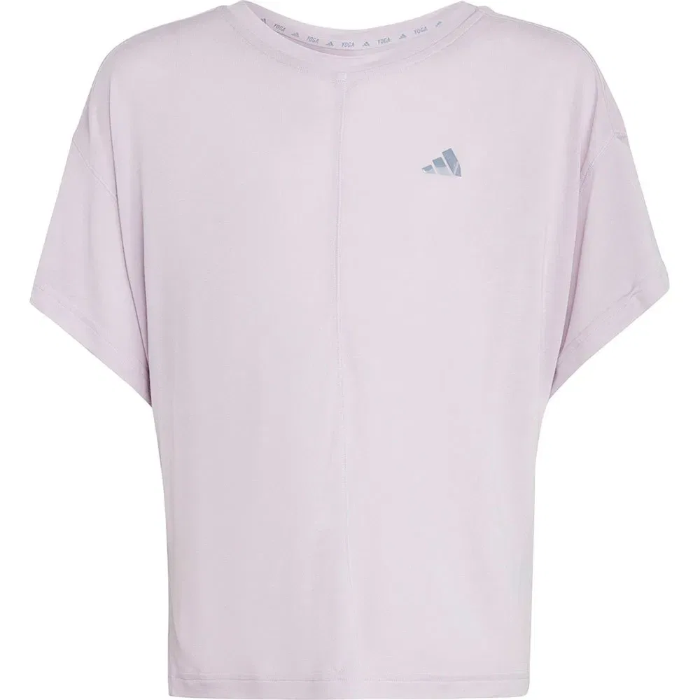 Футболка с коротким рукавом Adidas Yoga, розовый