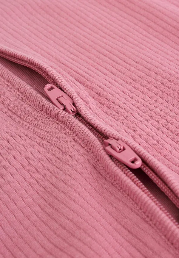 Комплект пижам из 3 штук с длинным рукавом Regular fit Two way zip sleep suit Next, pink, розовый — фото 3