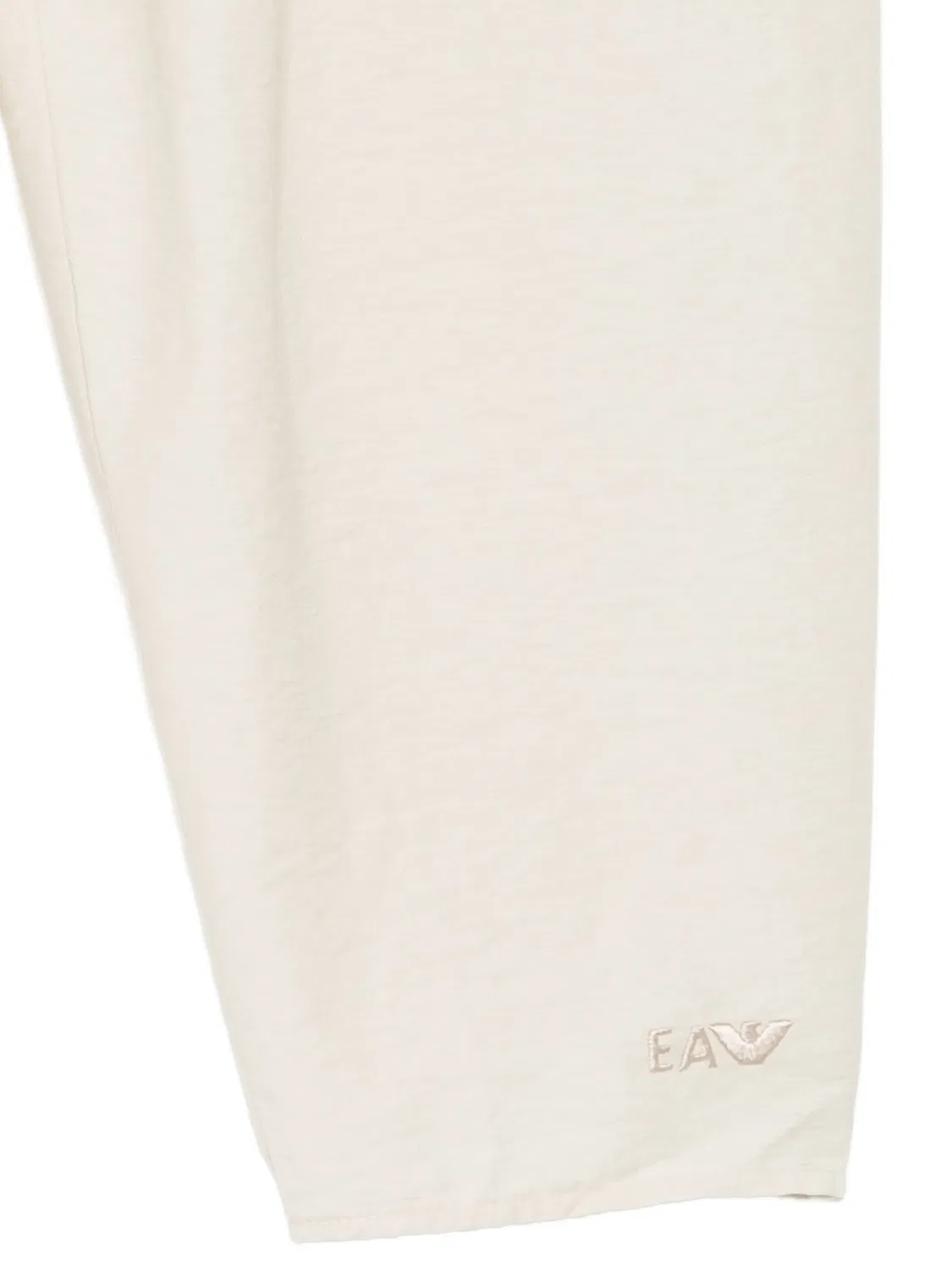 Брюки с вышивкой EA Emporio Armani Kids, нейтральные цвета — фото 3