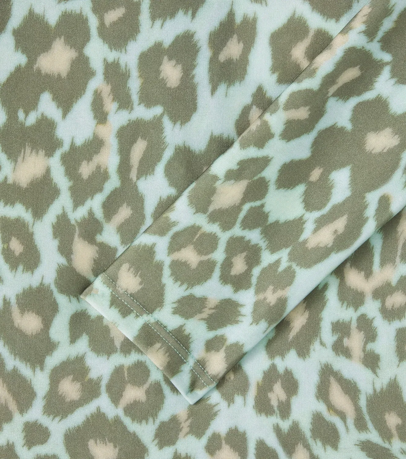Раздельный купальник с леопардовым принтом Zimmermann Kids, Mint Leopard — фото 3