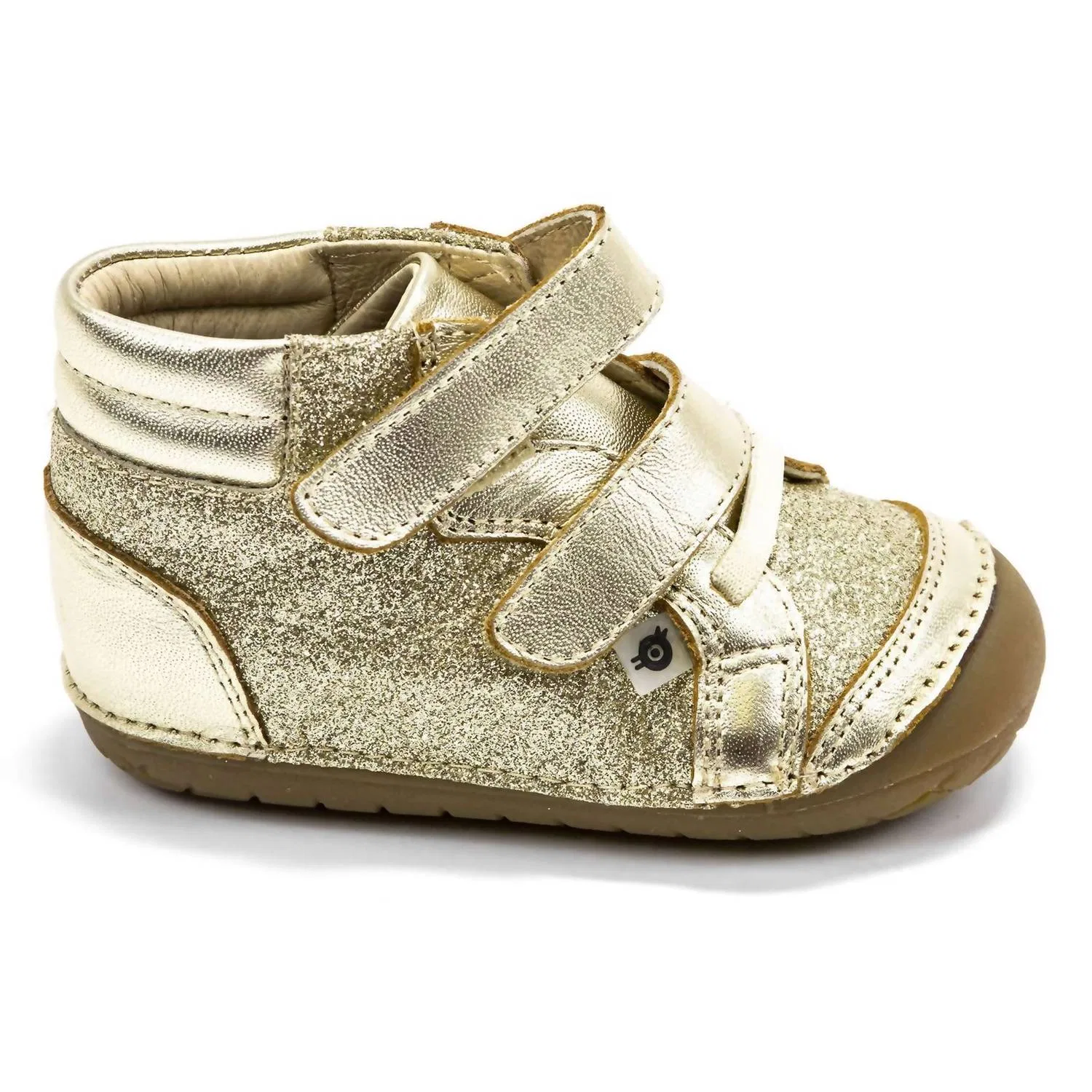 Детские кроссовки для девочек с блестящей отделкой Glamster Pave Old Soles, Gold