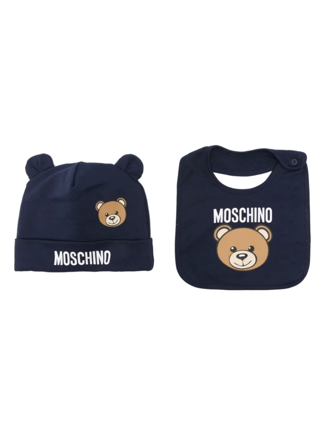 

Комплект шапок-бини Teddy Bear Moschino Kids, синий