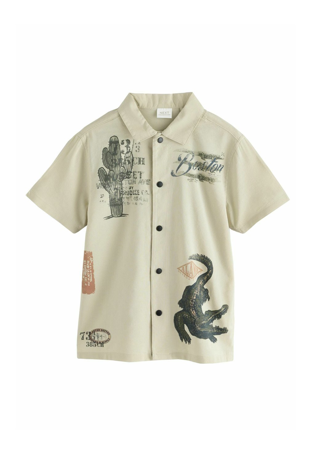 

Рубашка SHORT SLEEVE REGULAR FIT Next, цвет Khaki Camo