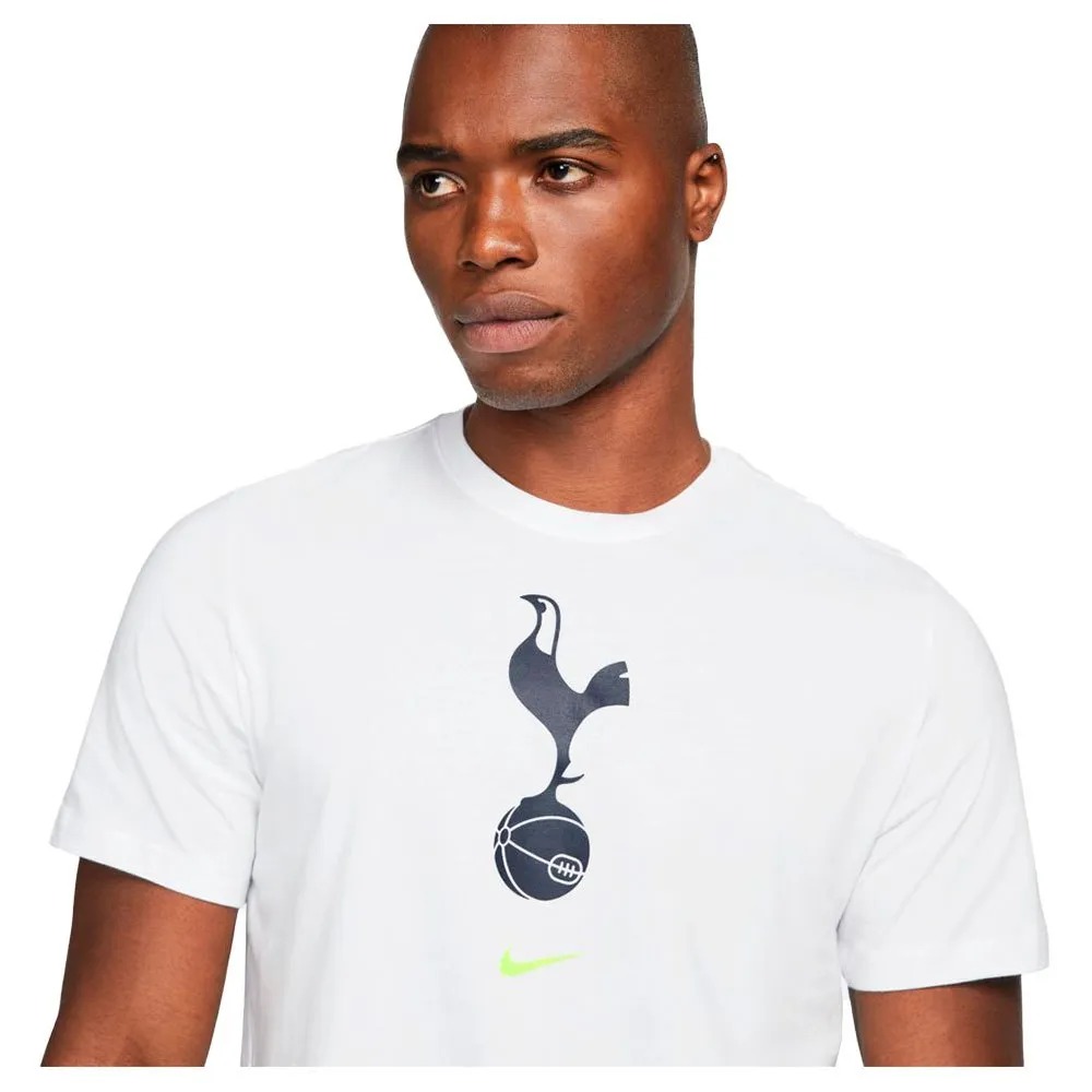 Футболка с коротким рукавом Nike Tottenham Hotspur FC 22/23 Crest, белый — фото 3