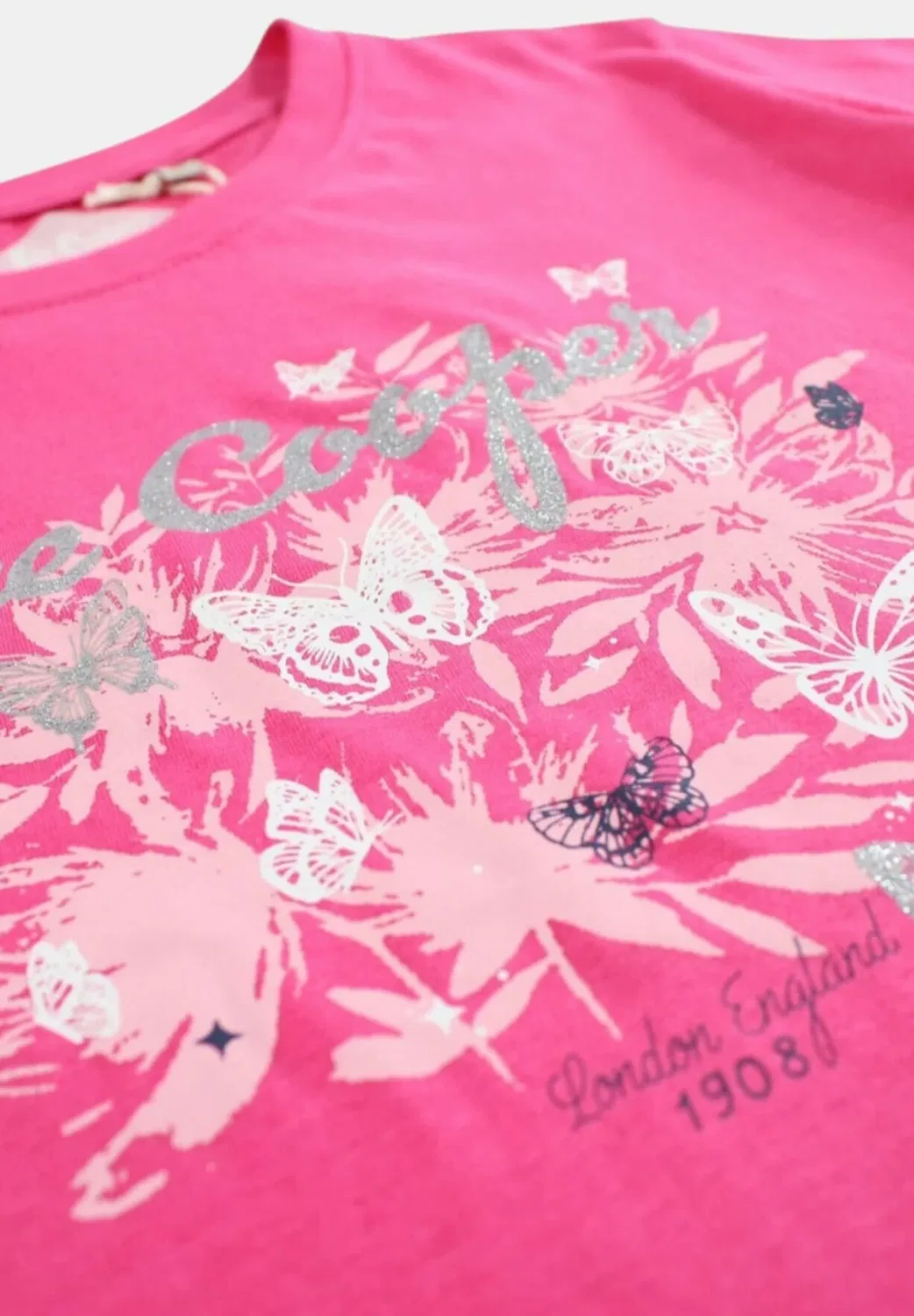 Футболка с принтом Lee Cooper, Fushia — фото 4