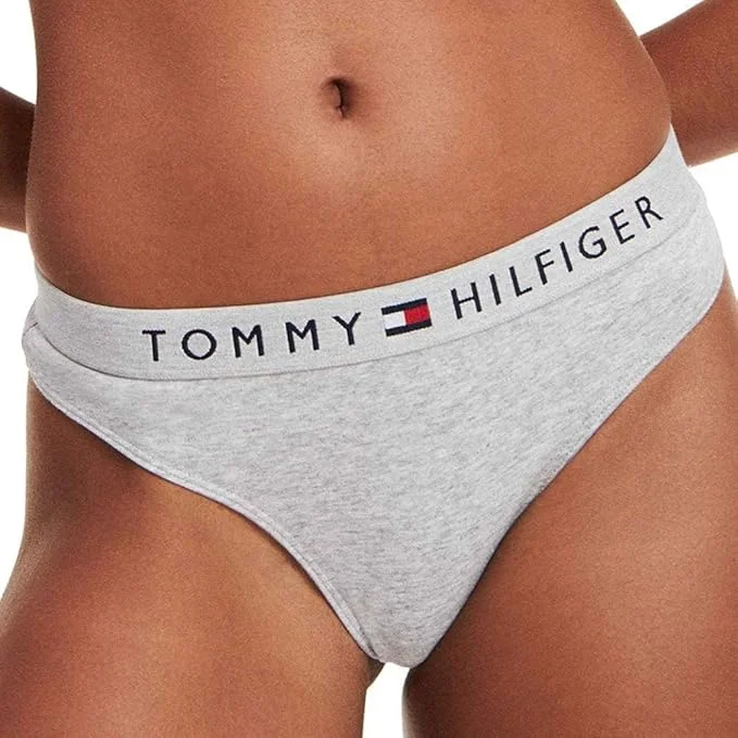 Трусы Tommy Hilfiger String, серый меланж