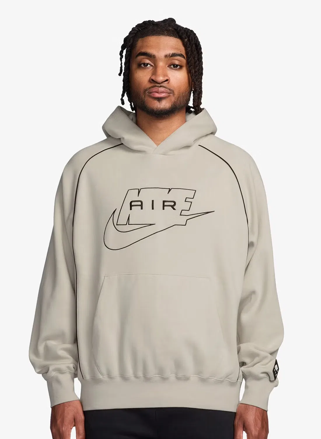 Худи с капюшоном Air Nike, светло-бежевый