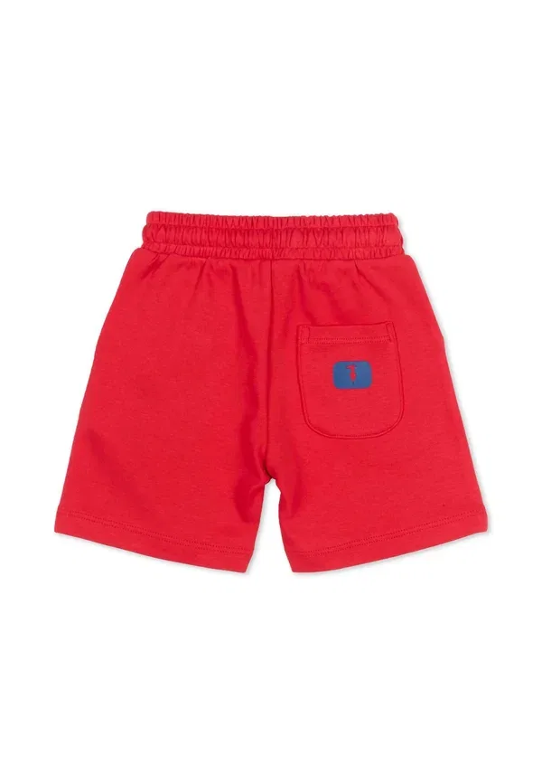 Шорты хлопковые Tru Trussardi Junior red, красный — фото 2