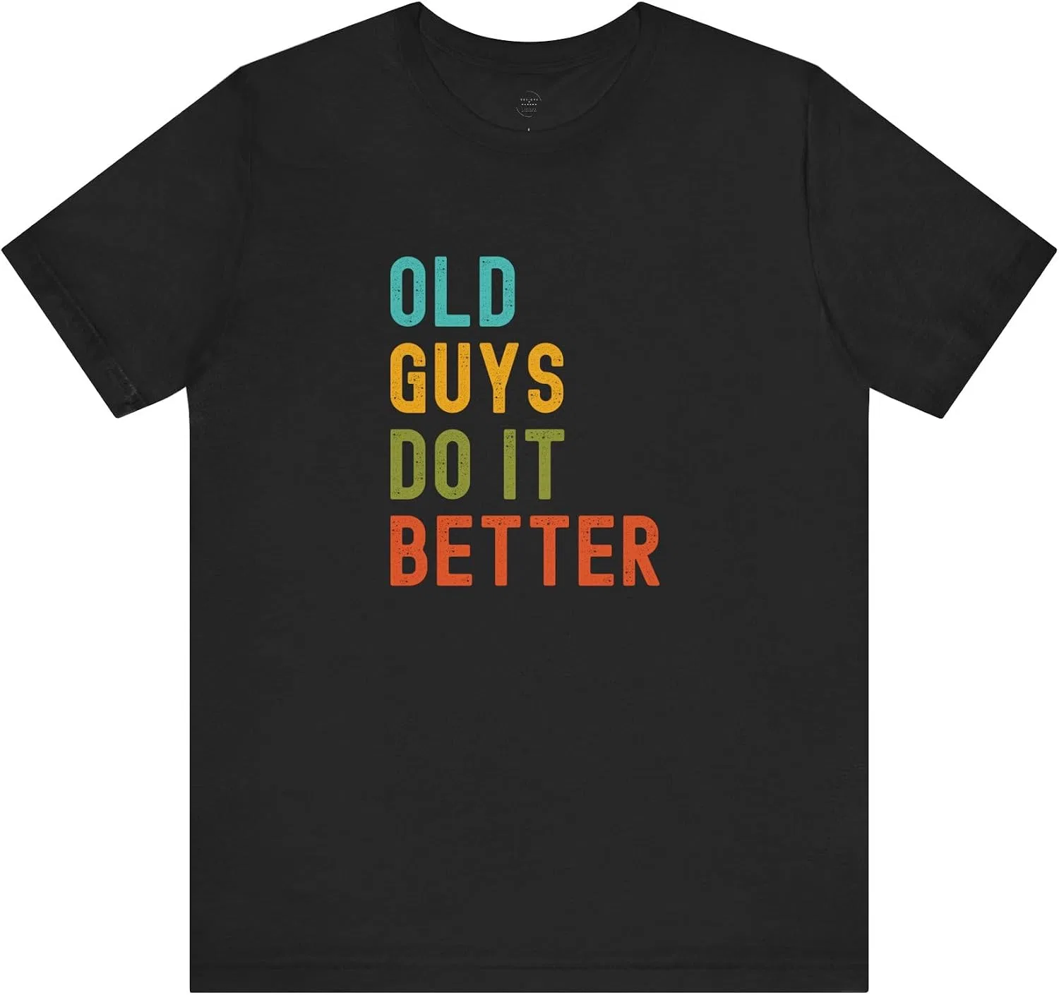 Футболка с принтом Old Guys Do It Better, Black