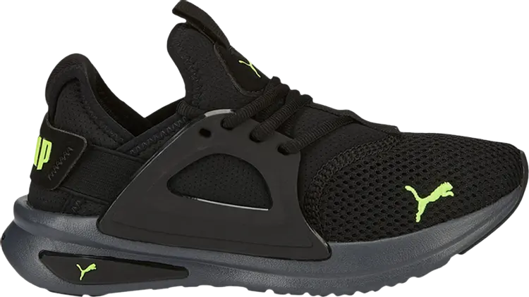 

Кроссовки Puma Softride Enzo Evo Big Kid Black Lime Squeeze, черный