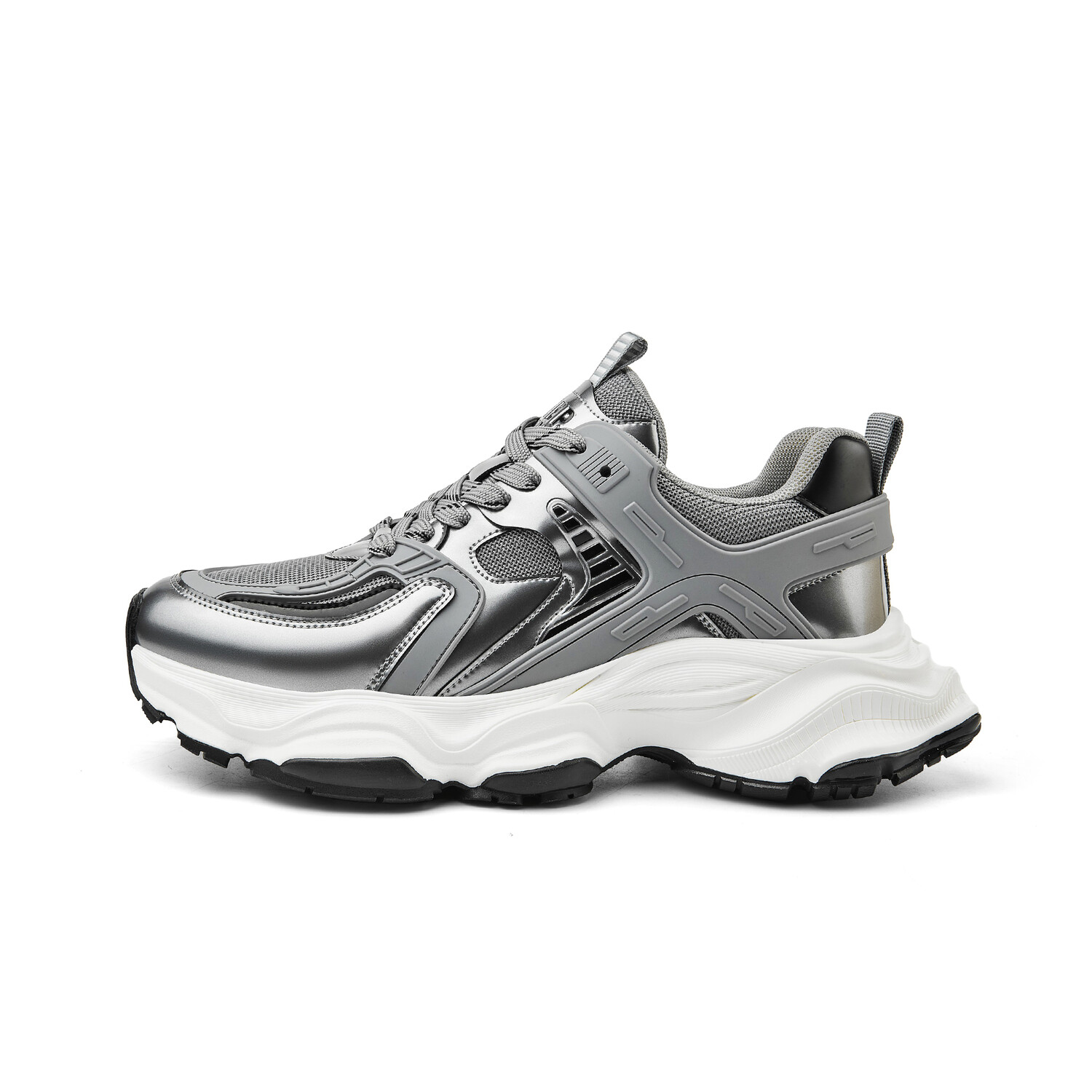 

Кроссовки JEEP SPIRIT Chunky Sneakers Men Low-top Silver, серебряный, Серый, Кроссовки JEEP SPIRIT Chunky Sneakers Men Low-top Silver, серебряный