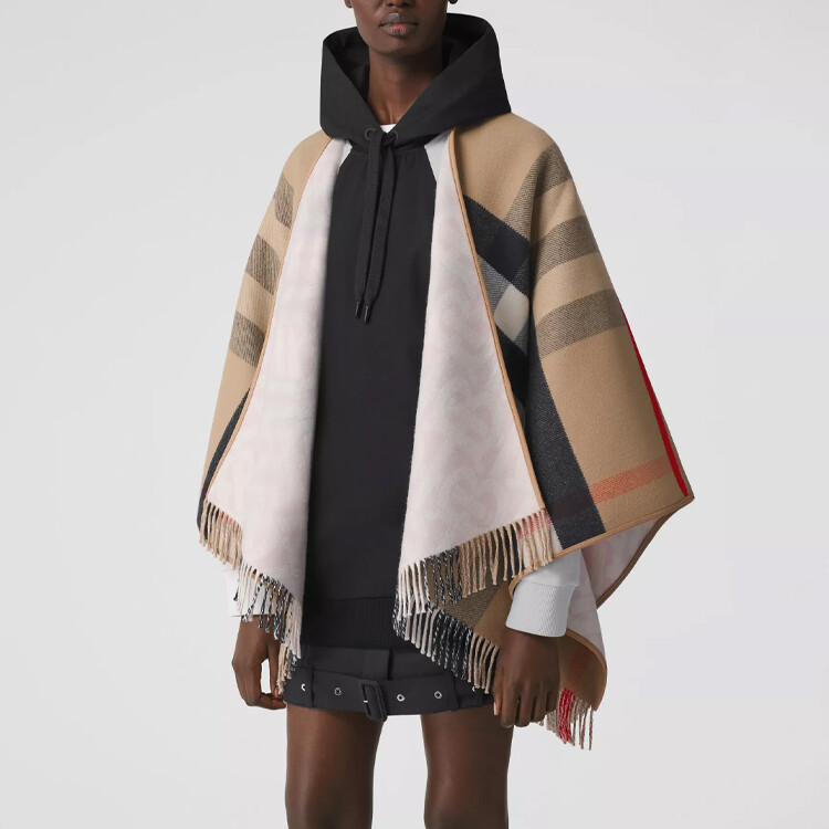 Накидка женская Burberry розовая — фото 2