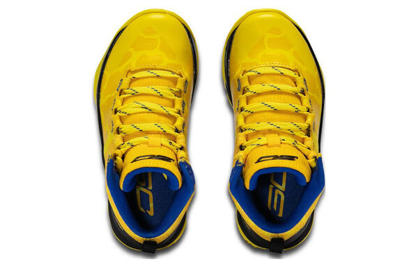 Кроссовки curry 2 retro 'double bang' Under Armour, золотой — фото 4