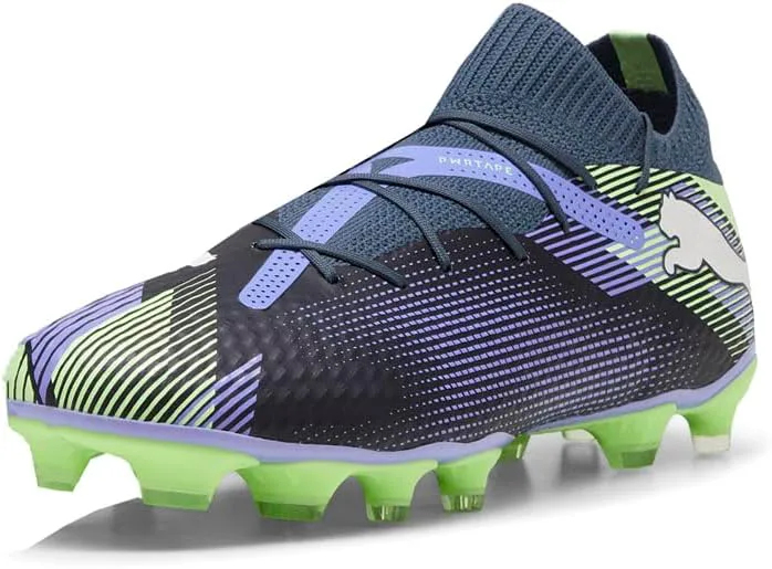 Футбольные бутсы Puma Future 7 Pro для мужчин, для твердого и искусственного покрытия, серый/белый — фото 3