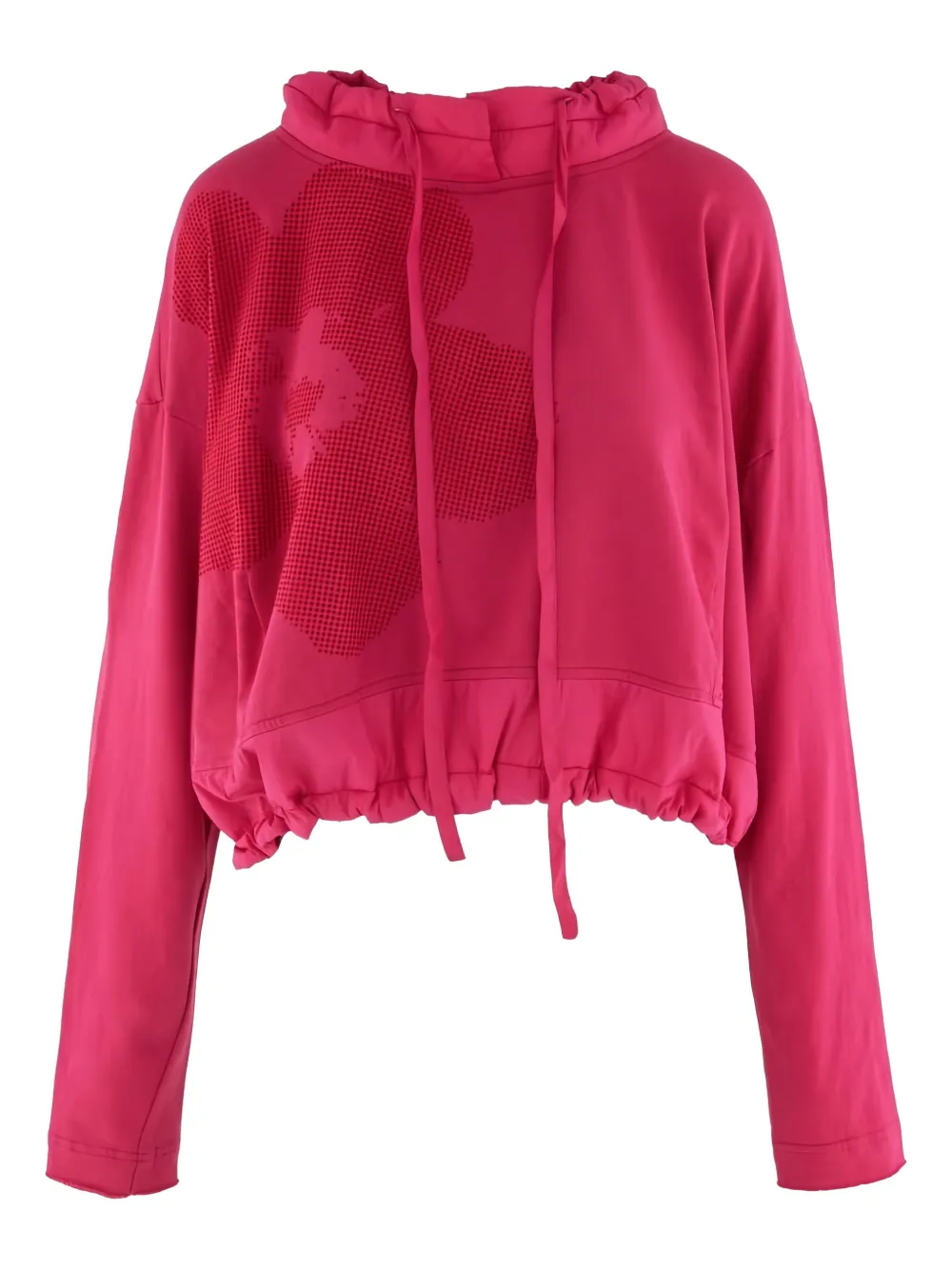 

Толстовка с графическим принтом и шнурком Black Label, розовый