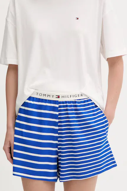 Пижама женская двухсоставная в полоску Tommy Hilfiger, белый — фото 4