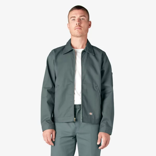 

Мужская куртка Эйзенхауэра без подкладки Dickies, цвет lincoln green, Зеленый, Мужская куртка Эйзенхауэра без подкладки Dickies, цвет lincoln green