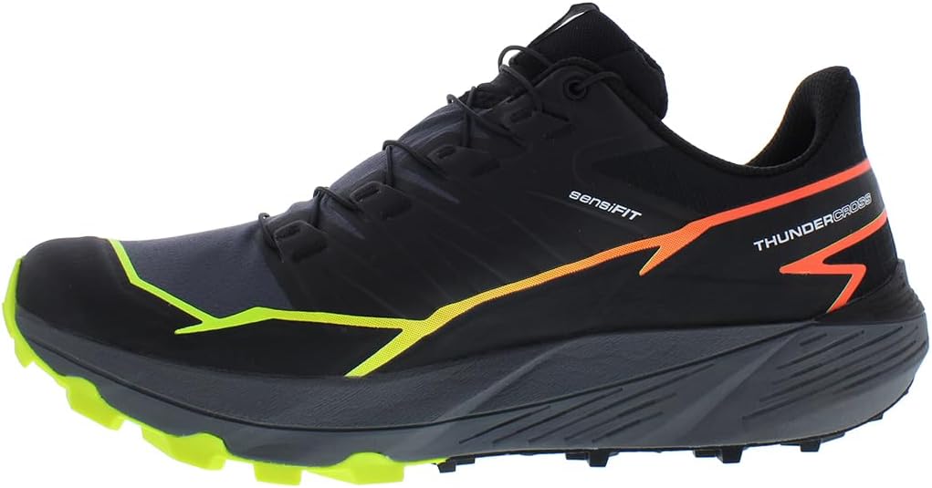Кроссовки Salomon Mens Thundercross, Black/Quiet Shade/Fiery Coral-Black — фото 3