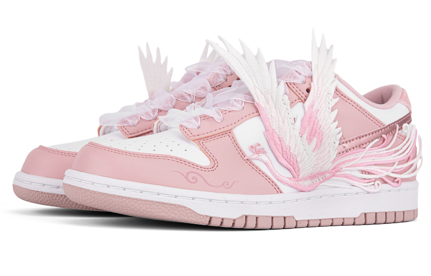 

Кроссовки Nike Dunk Skateboarding Shoes Women's Low-top Pink, цвет Cherry Blossom Pink