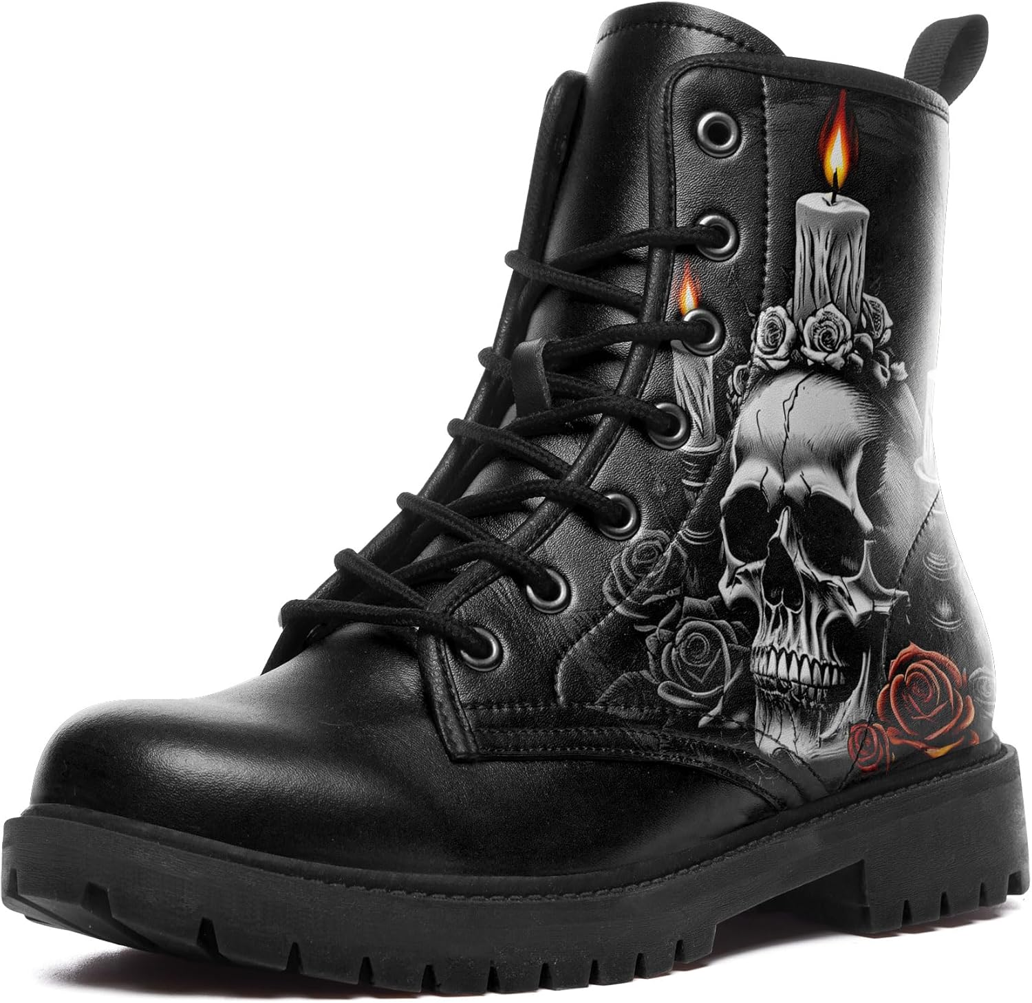 

Женские и мужские готические армейские ботинки Coolcustomize, черный