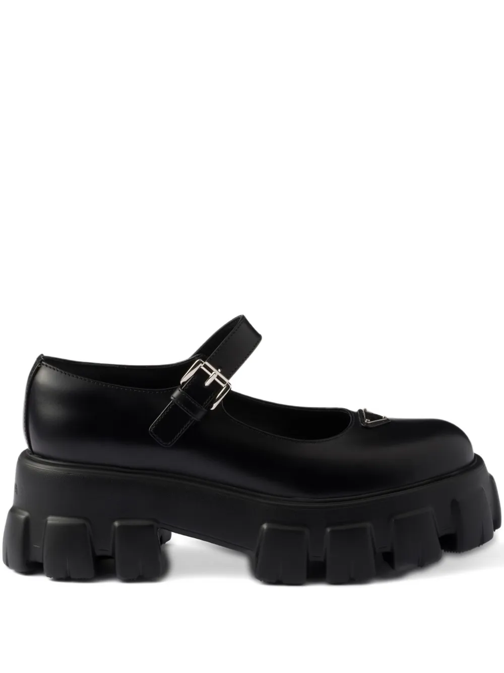 Туфли с логотипом Prada, черный