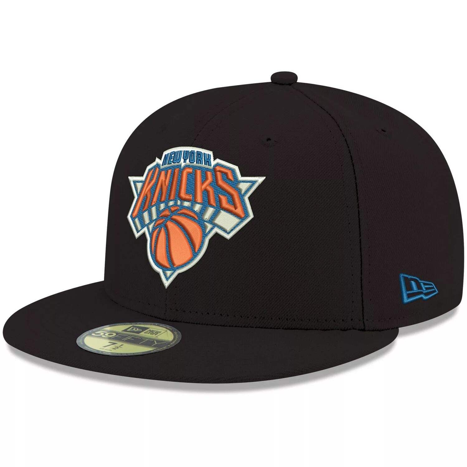 

Мужская кепка New Era Black New York Knicks, цвет официальной команды 59FIFTY, облегающая шляпа